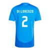 Camisola Itália Giovanni Di Lorenzo 2 Homen Equipamento 1ª Euro 2024